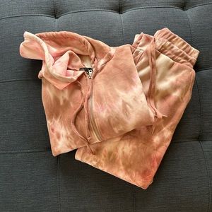 Tie dye sweat set